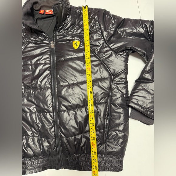 Puma racing Scuderia Ferrari T7 black puffer jacket - Picture 5 of 14